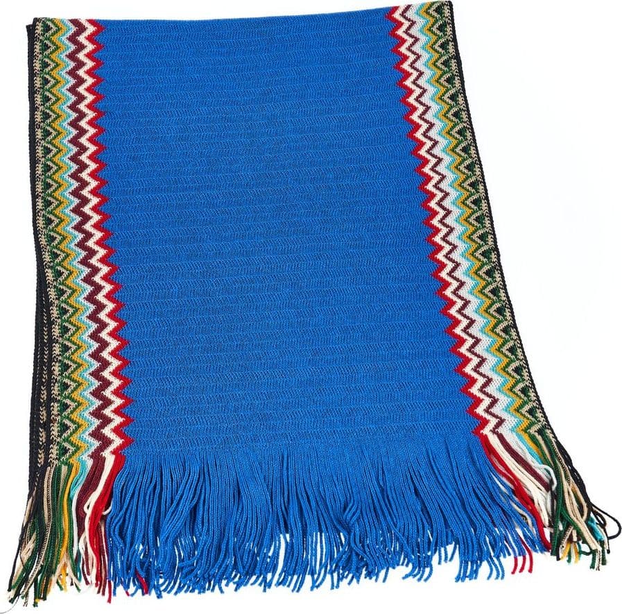 Missoni Blue Wool Men Scarf - 2