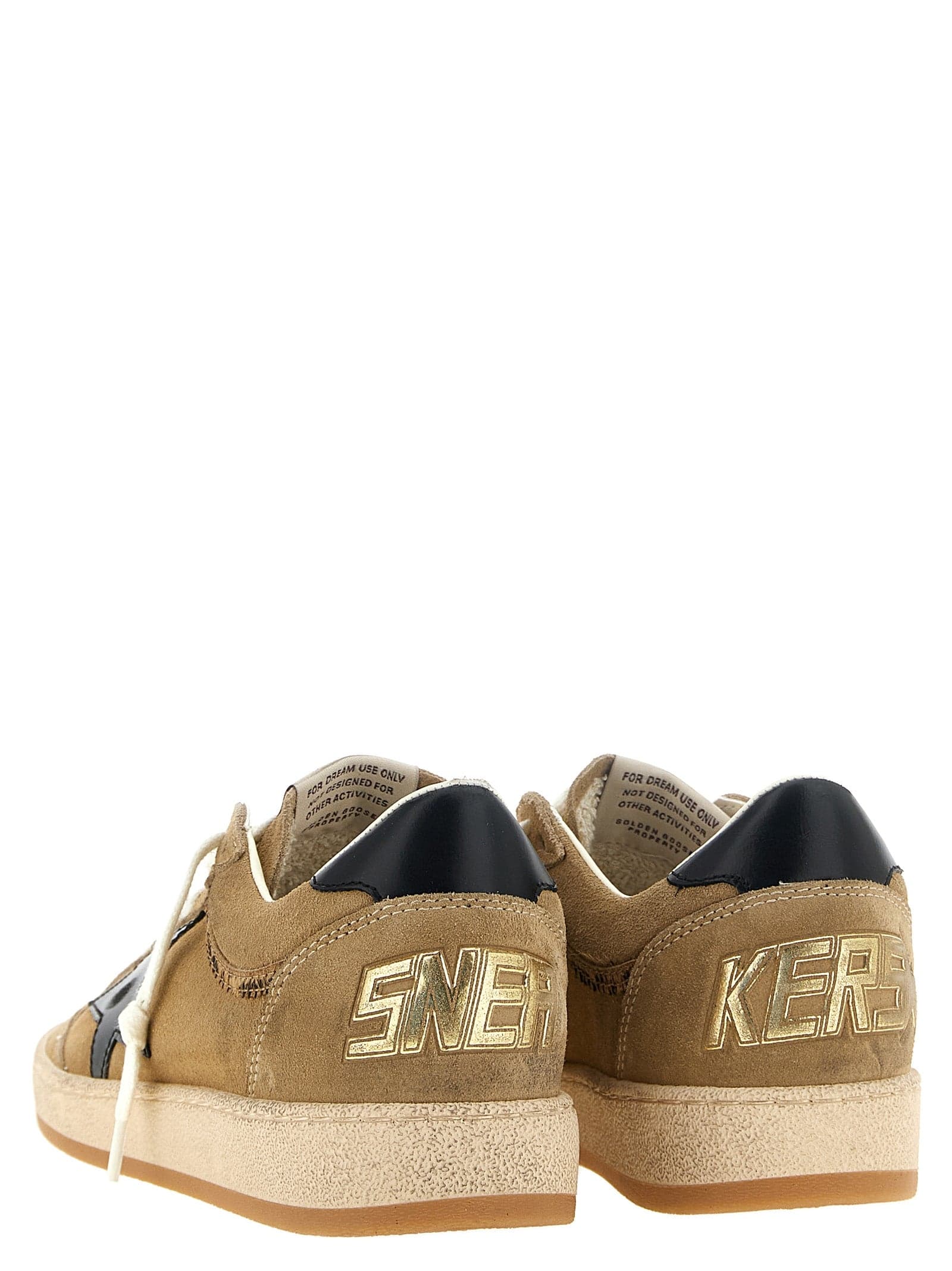 Golden Goose Beige Cowhide Low Top Sneakers - 2