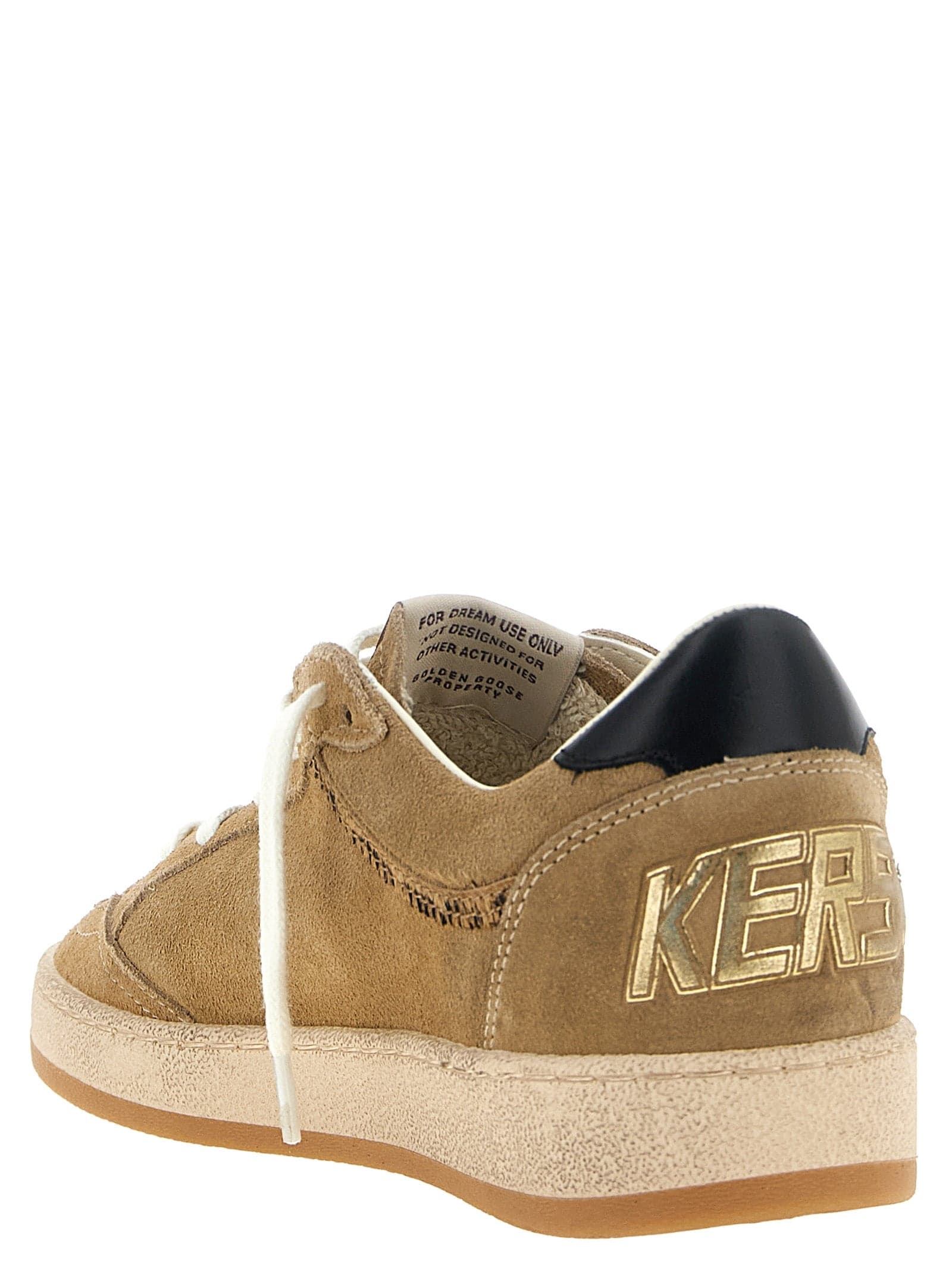 Golden Goose Beige Cowhide Low Top Sneakers - 4