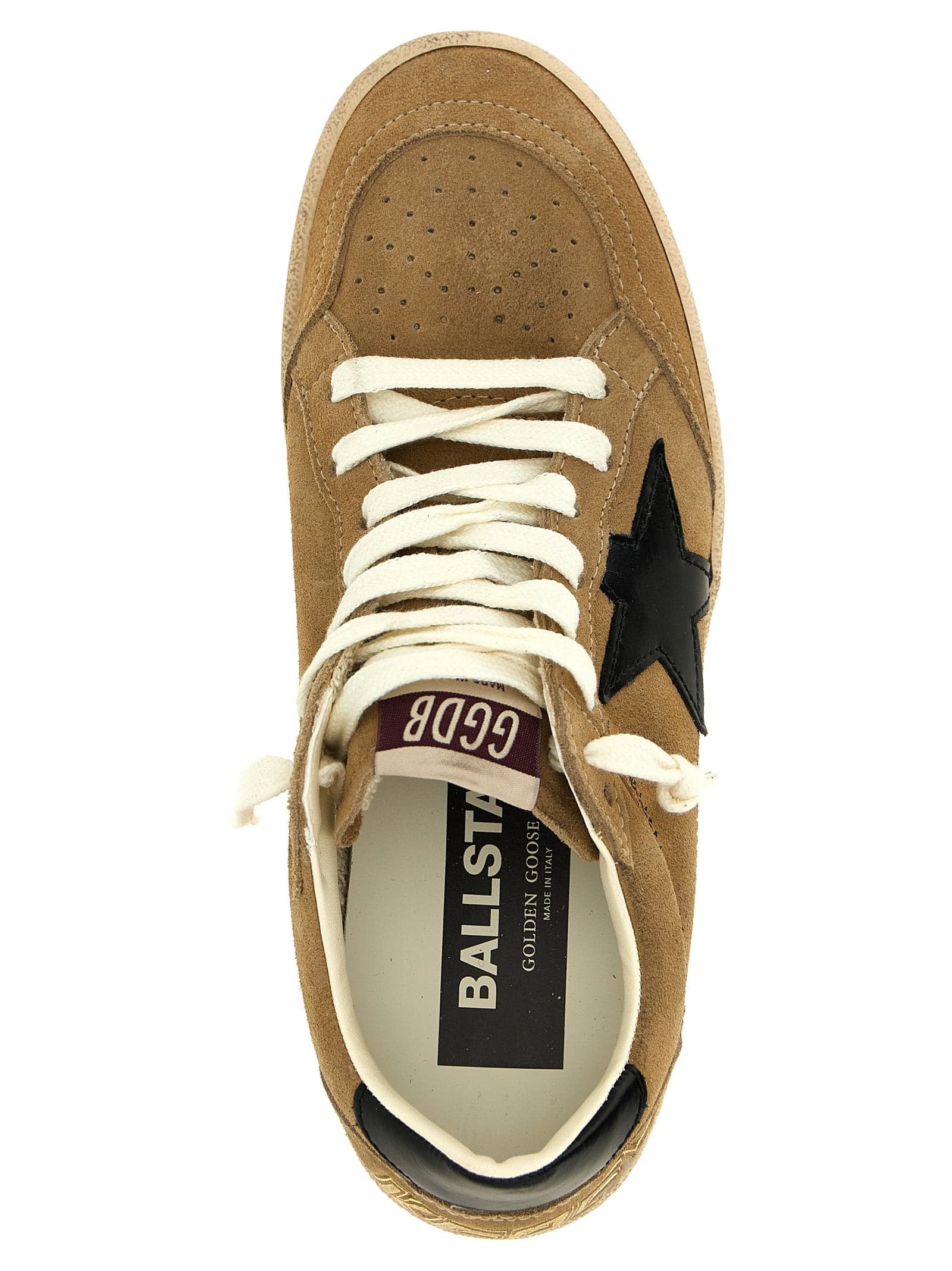 Golden Goose Beige Cowhide Low Top Sneakers - 5