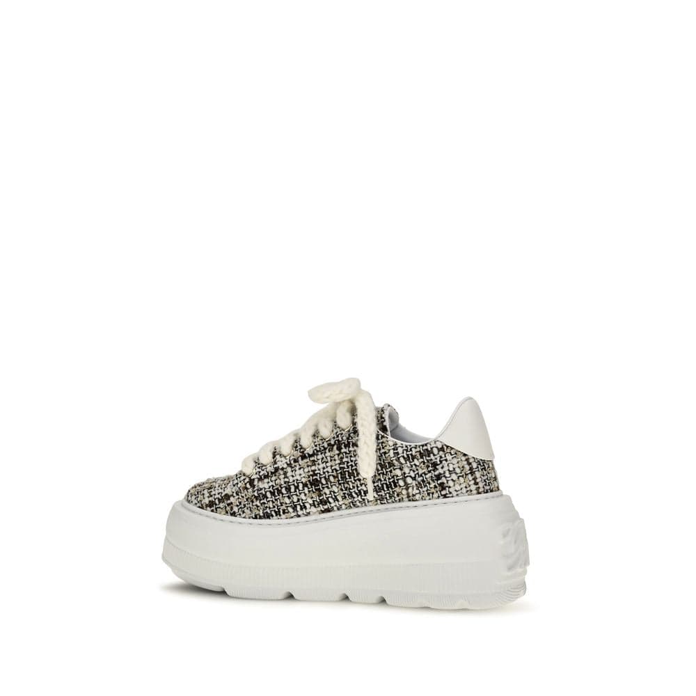 Casadei Multicolor Fabric Platform Sneakers - 3