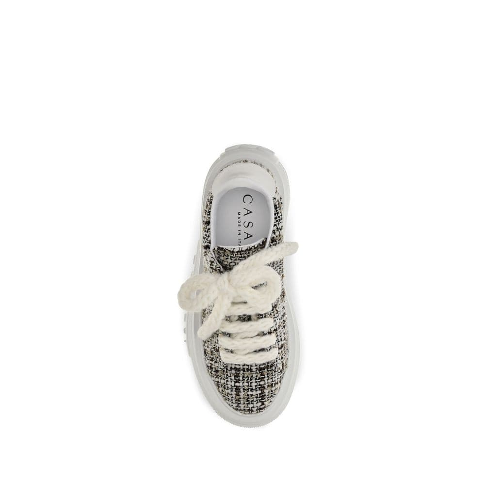 Casadei Multicolor Fabric Platform Sneakers - 4