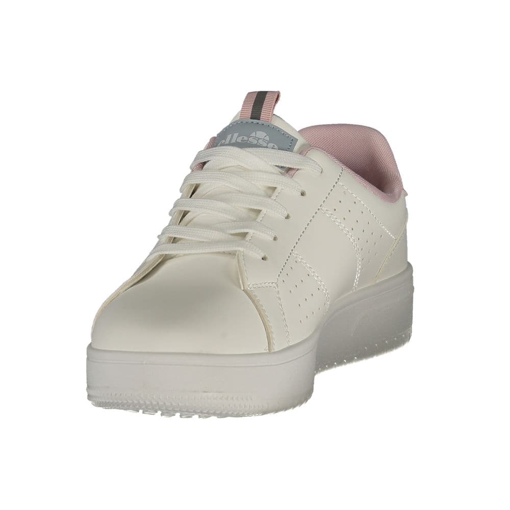 Ellesse White Polyurethane Women's Sneaker - 3