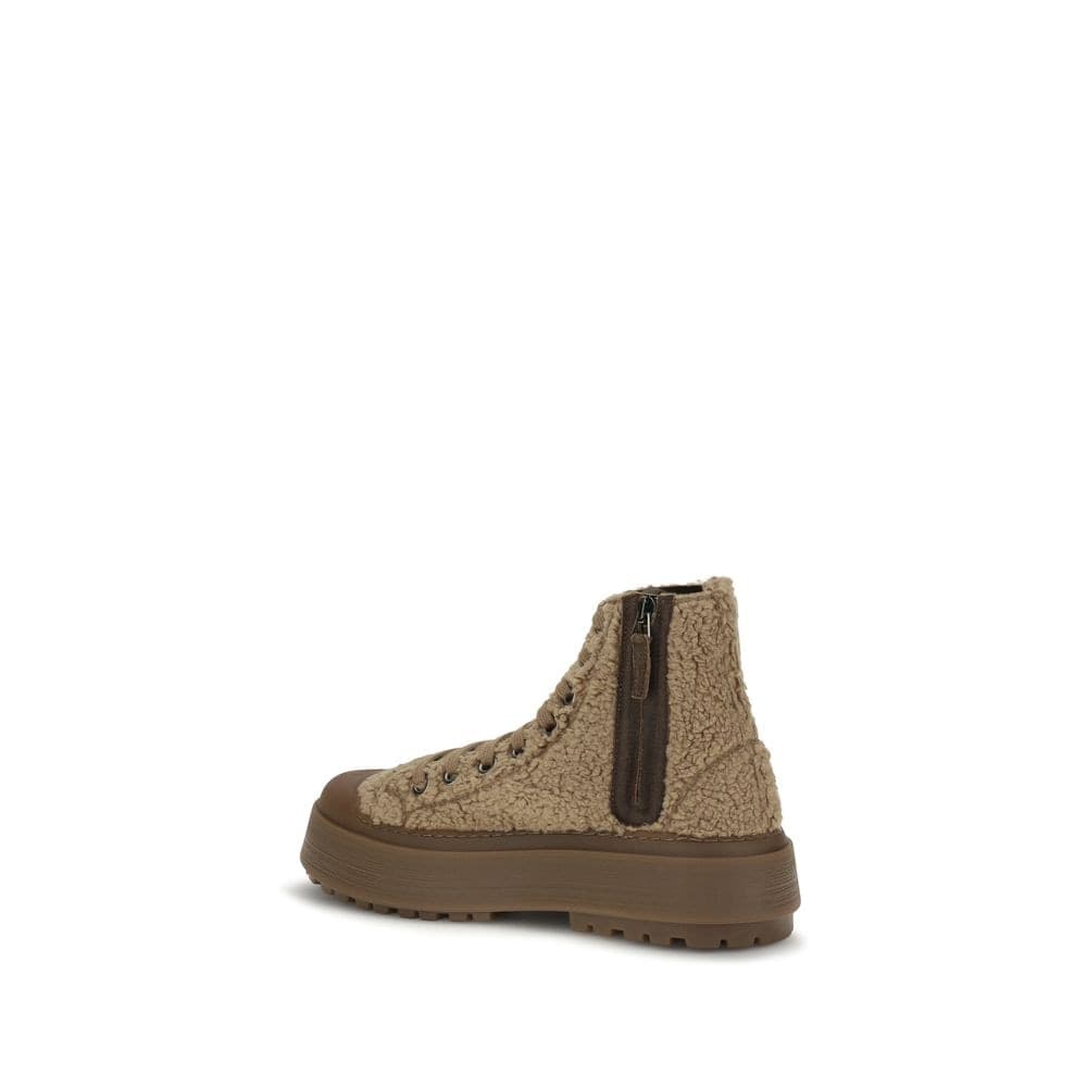 Casadei Brown Polyester Athletic Sneakers - 3