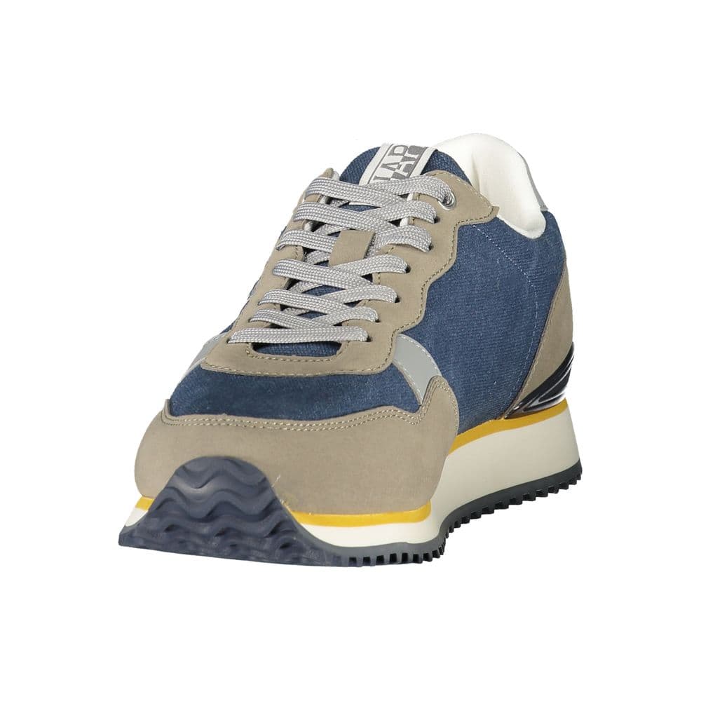 Napapijri Blue Polyester Men's Sneaker - 3