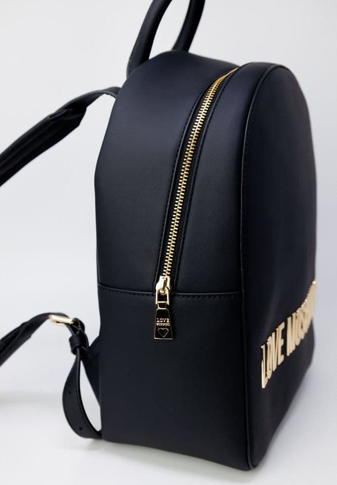 Love Moschino Black Polyethylene Backpack - 3