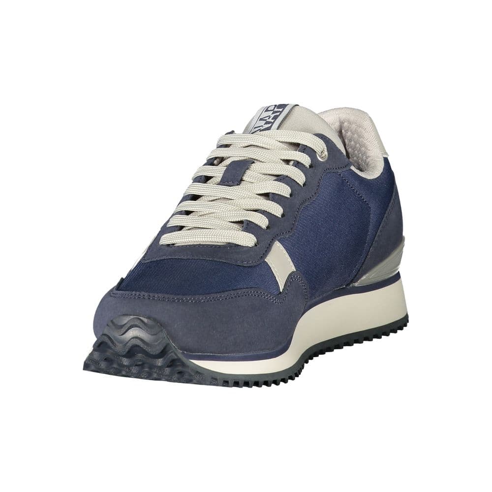 Napapijri Blue Polyurethane Men's Sneaker - 3