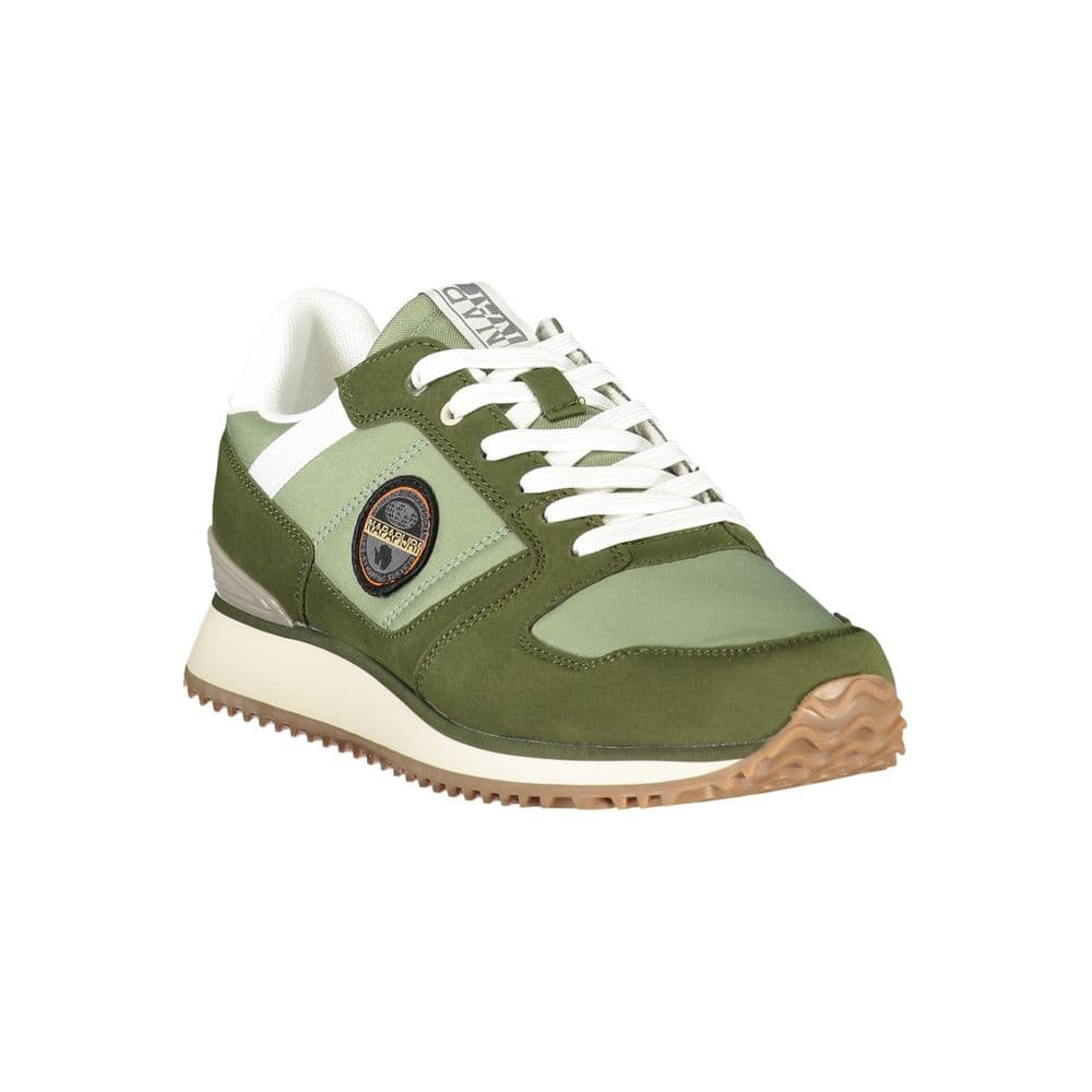 Napapijri Green Polyurethane Men's Sneaker - 2
