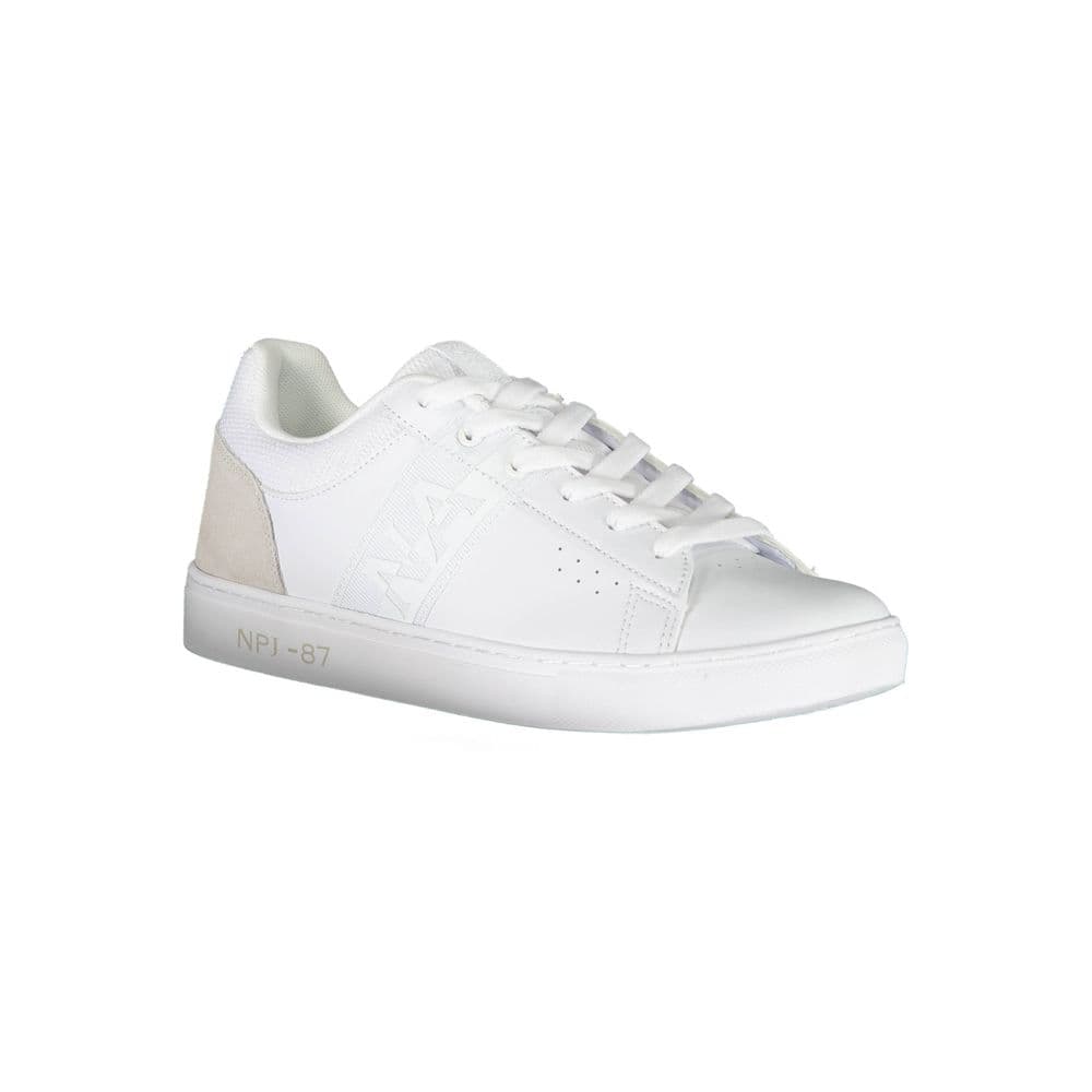 Napapijri White Leather Men Sneaker - 2