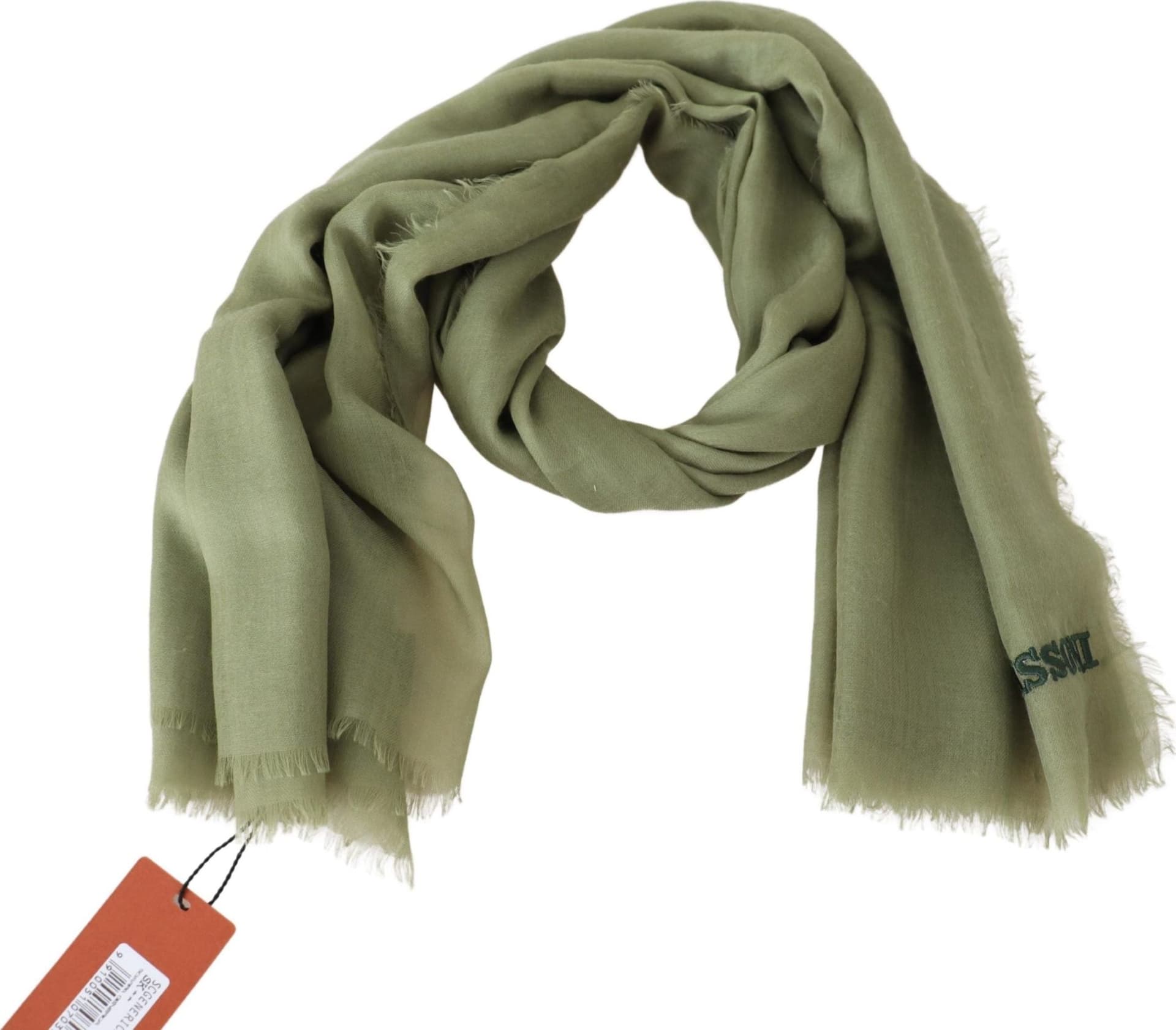 Missoni Green Cashmere Unisex Neck Wrap Scarf - 2
