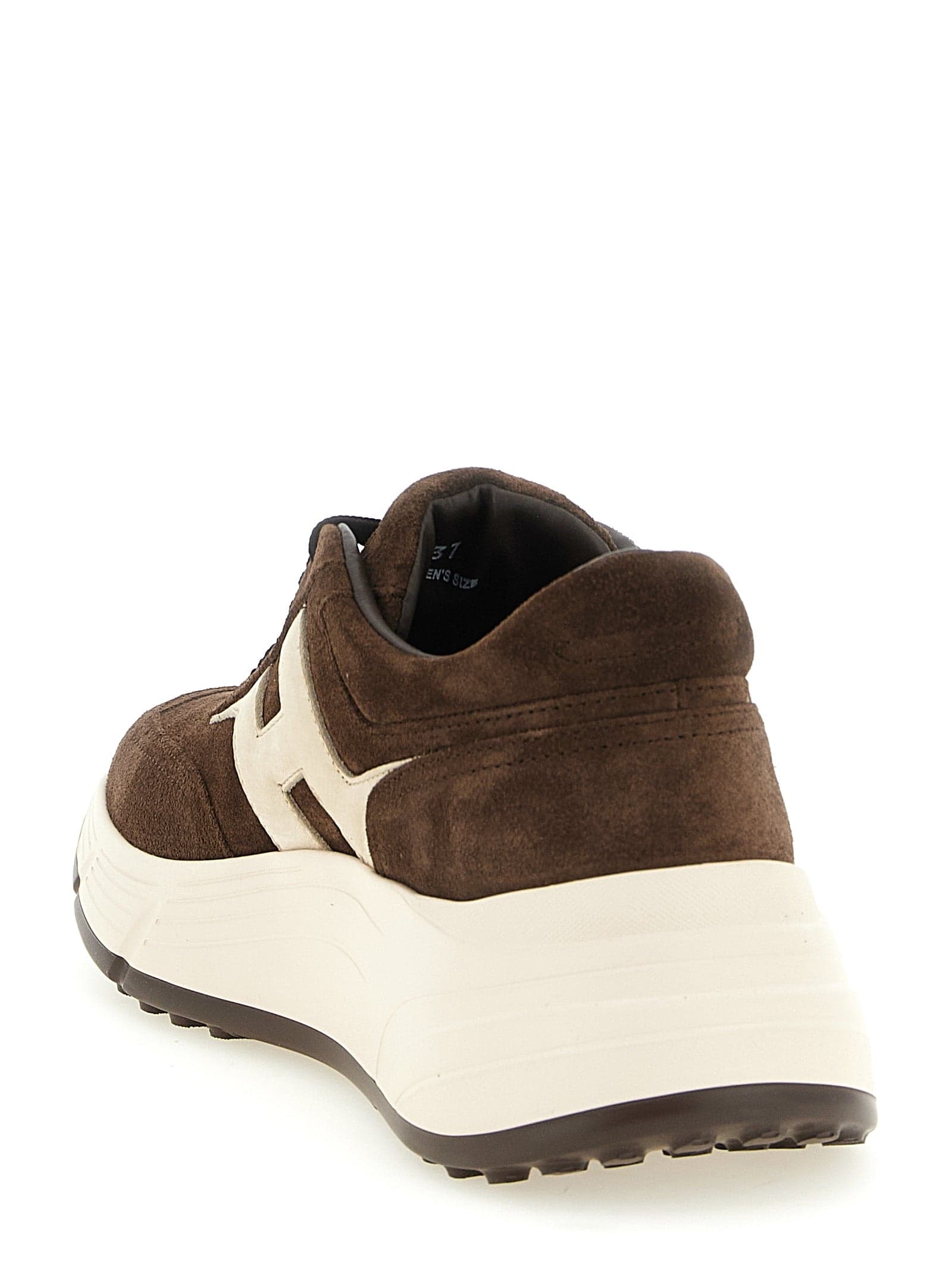 Hogan Brown Calfskin Athletic Sneakers - 3