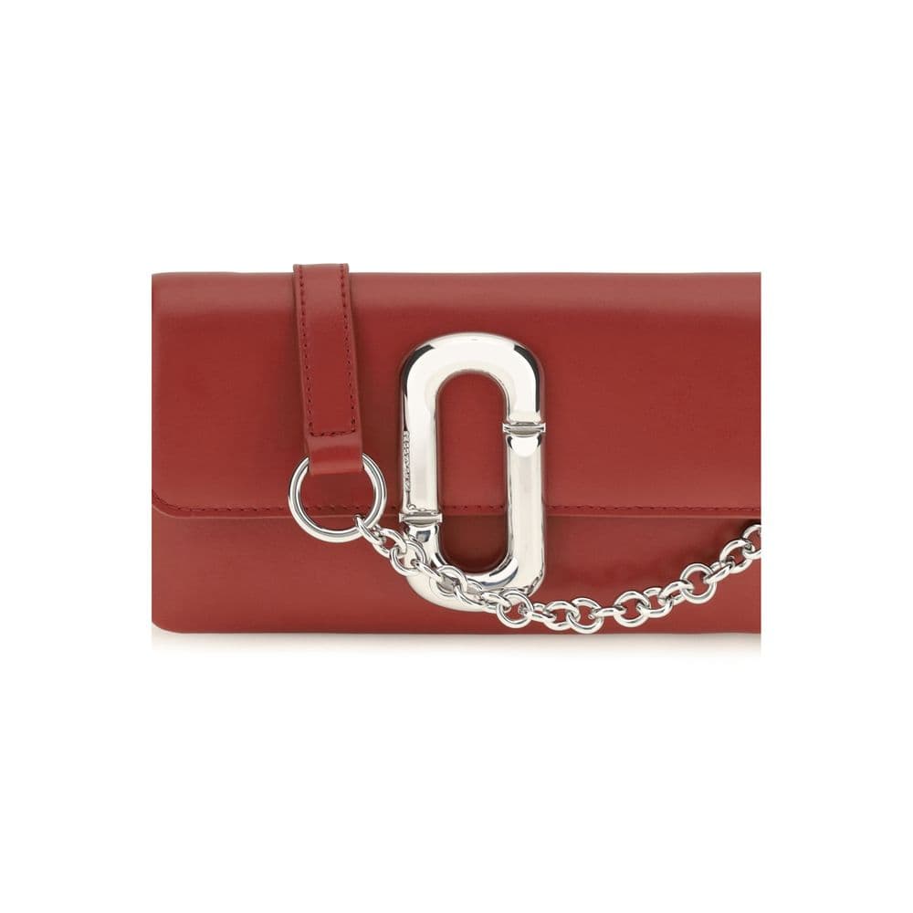 Marc Jacobs Red Calf Leather Bos Taurus Shoulder Bag - 4