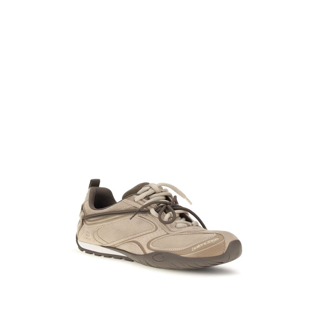 Balenciaga Beige Suede Leather Athletic Sneakers - 2