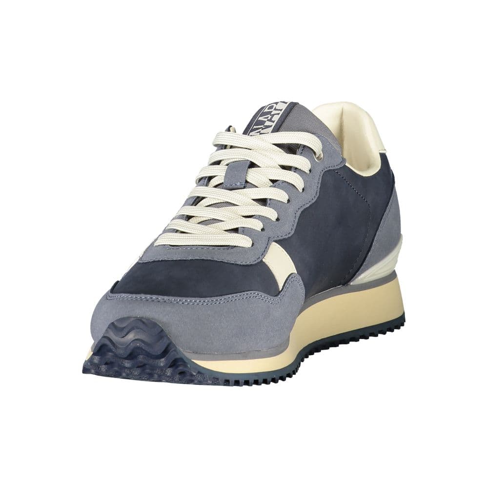 Napapijri Blue Polyurethane Men's Sneaker - 3