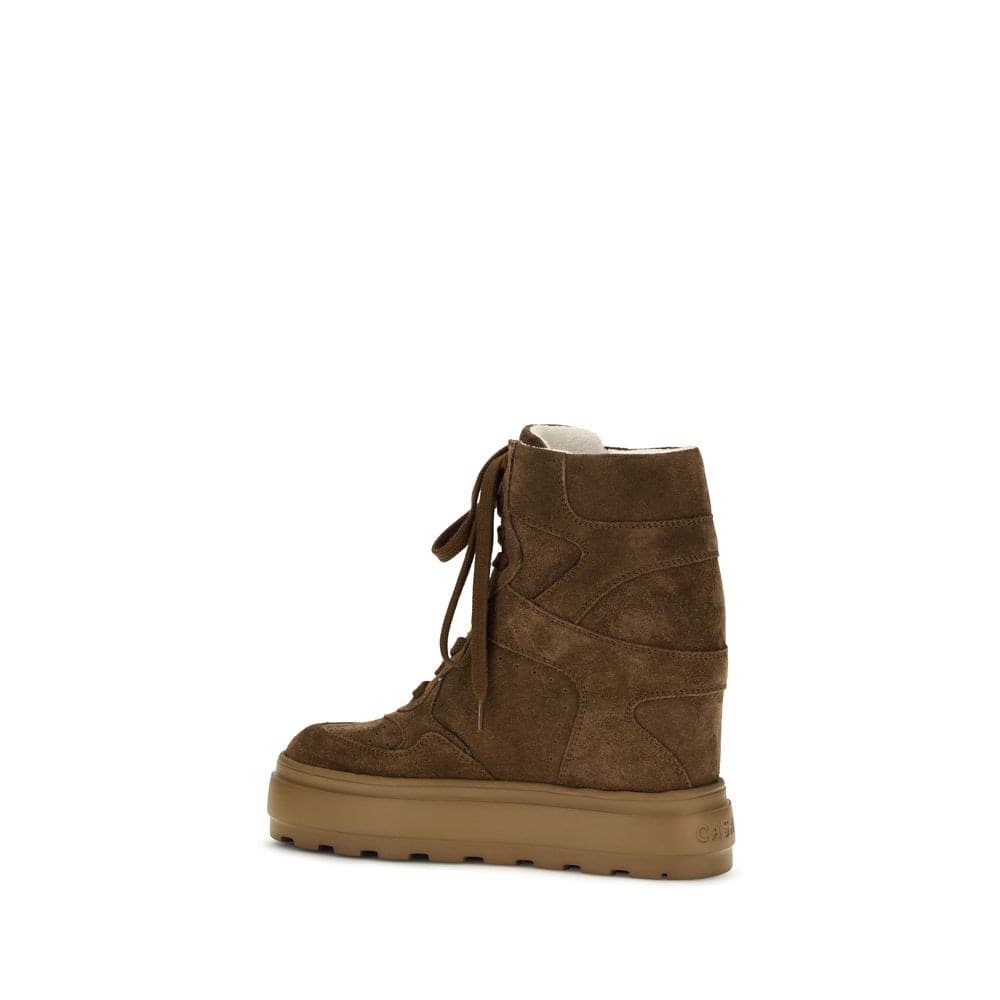 Casadei Brown Rubber Platform Sneakers - 3