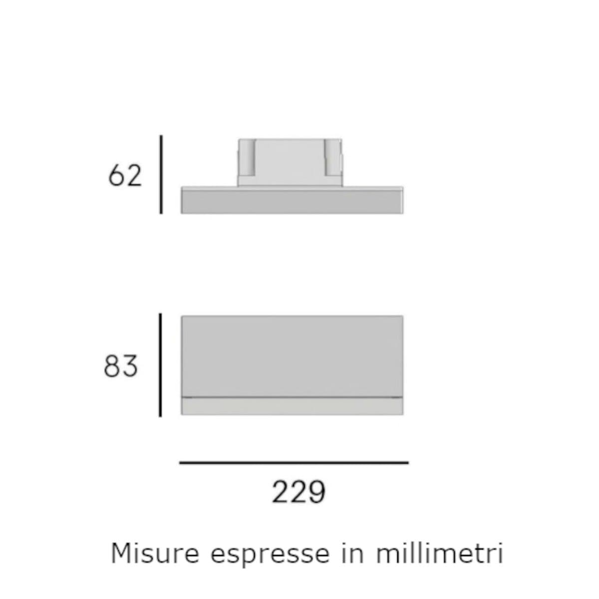 Segnapasso incasso 503 Sovil illuminazione ARIA 98276 3000K LED alluminio - 5