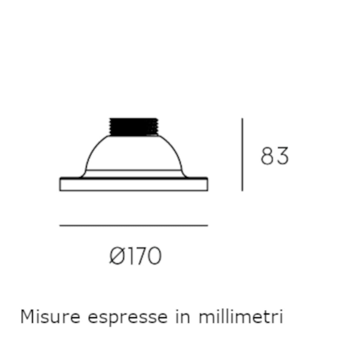 Accessorio Sovil illuminazione Base 44 alluminio esterno - 8