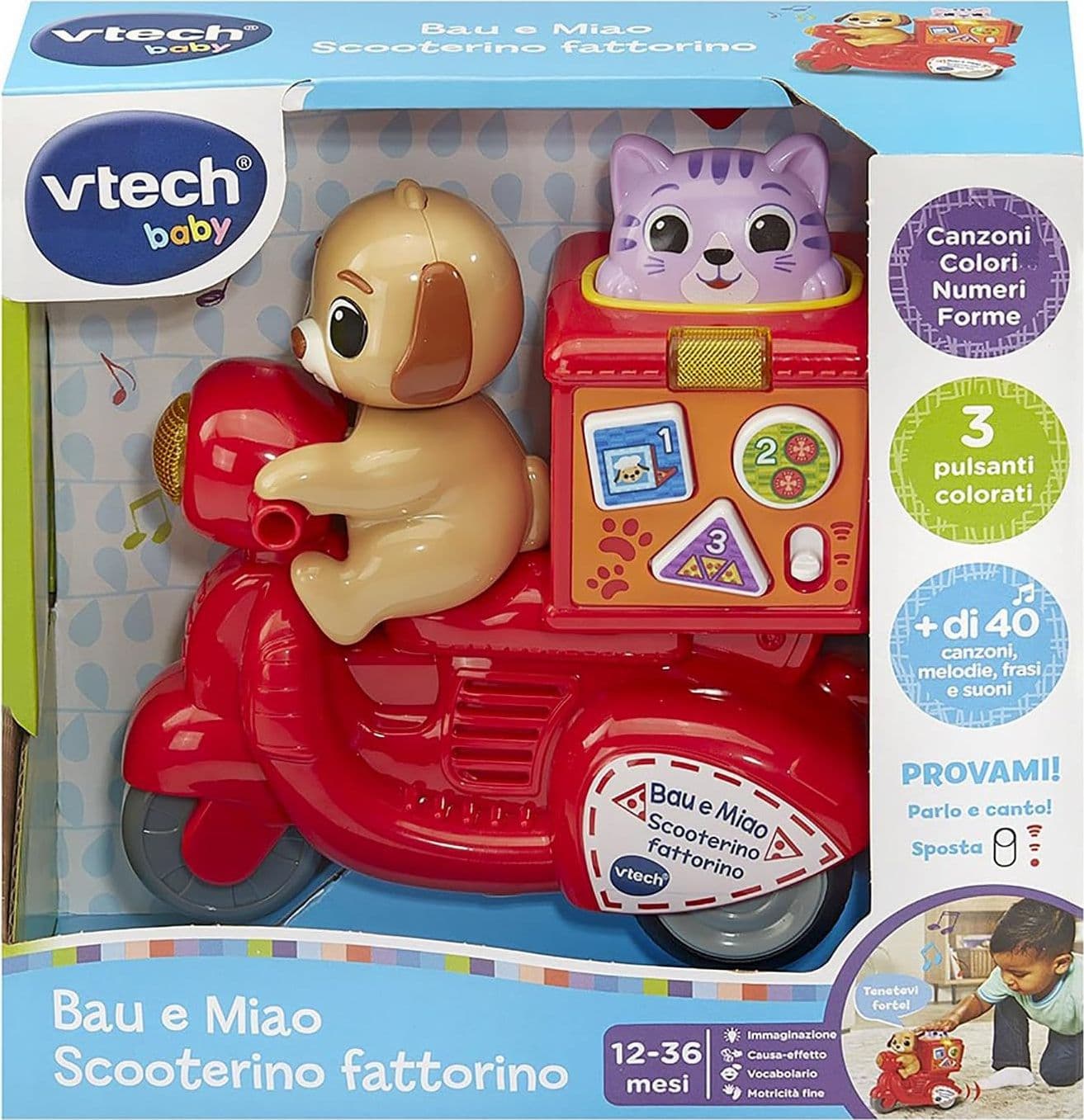 VTech - Bau e Miao Scooterino Fattorino - 5
