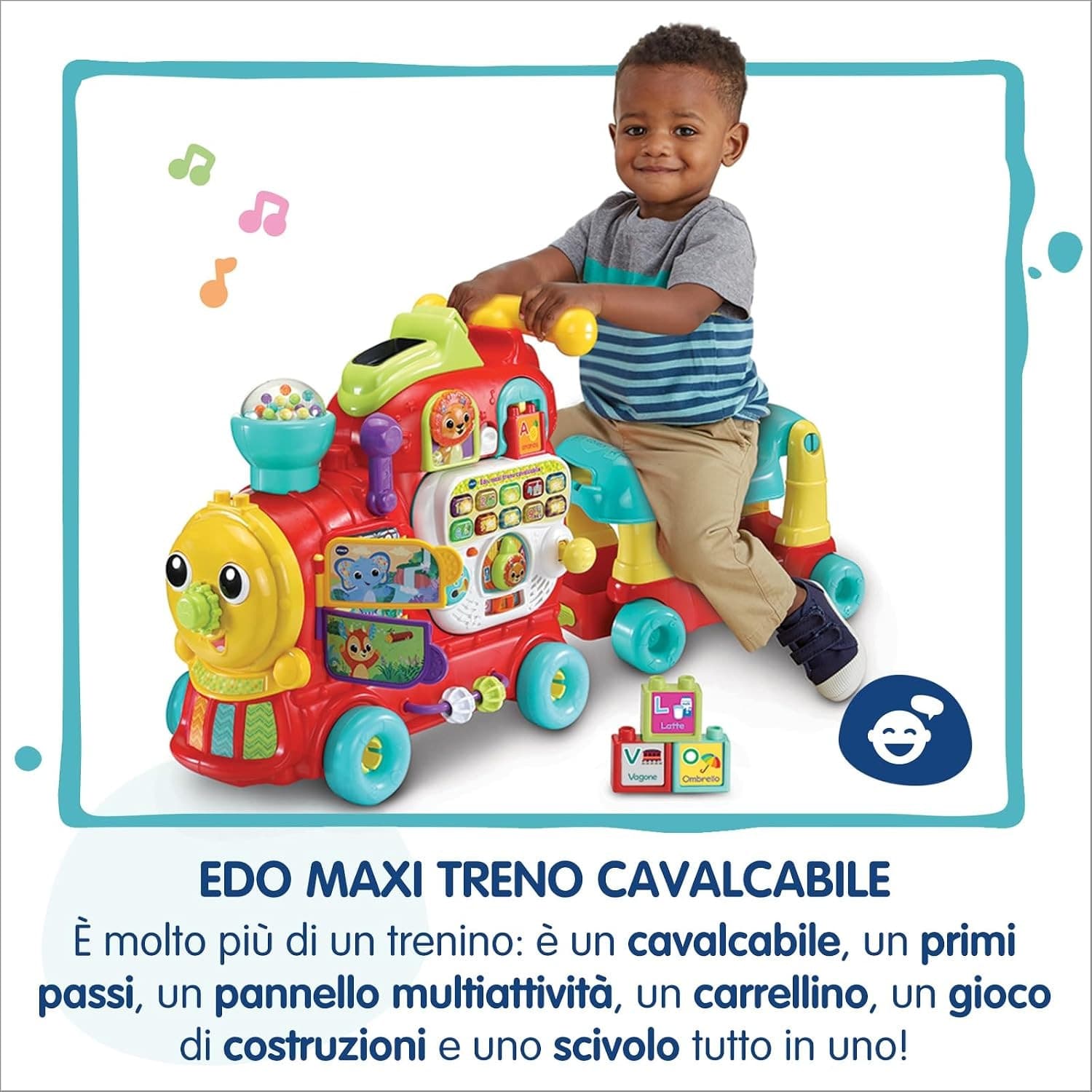 VTech - Edo Maxi Treno Cavalcabile 7 in 1 - 3