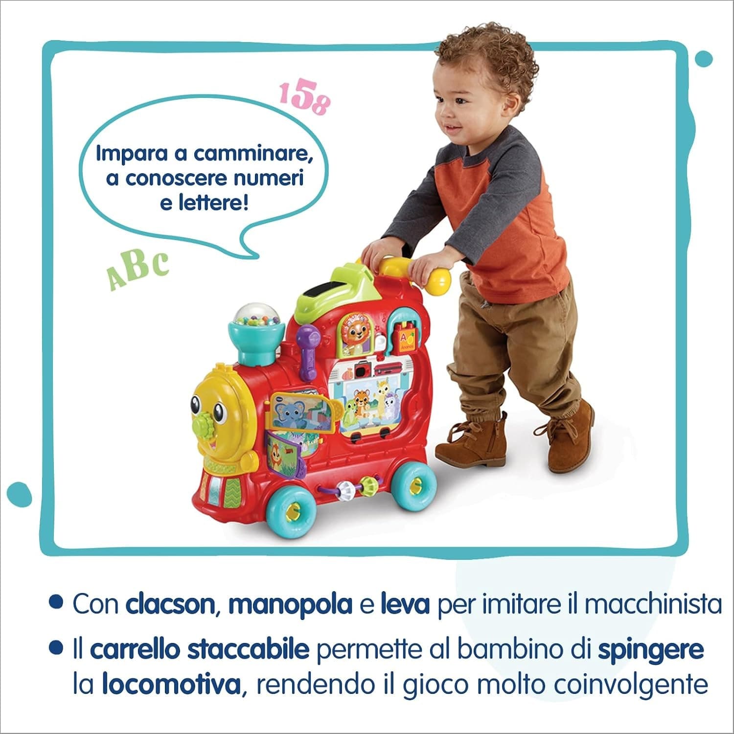 VTech - Edo Maxi Treno Cavalcabile 7 in 1 - 5
