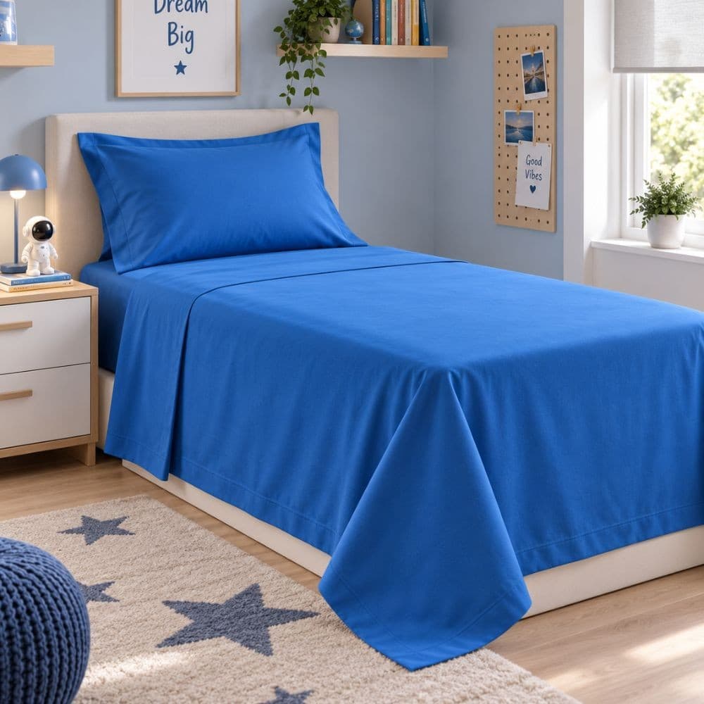 Lenzuola Letto Singolo Cotone Botticelli Home Solid Color - 13