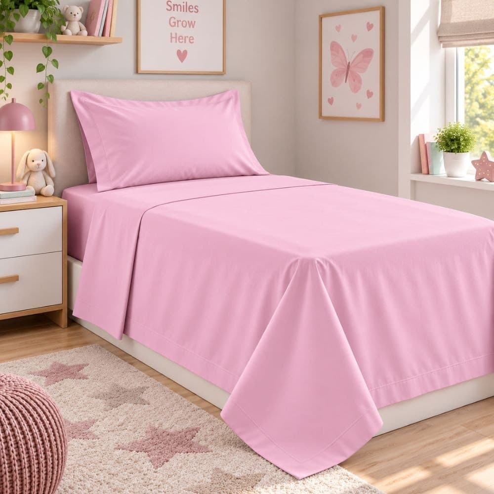 Lenzuola Letto Singolo Cotone Botticelli Home Solid Color - 16