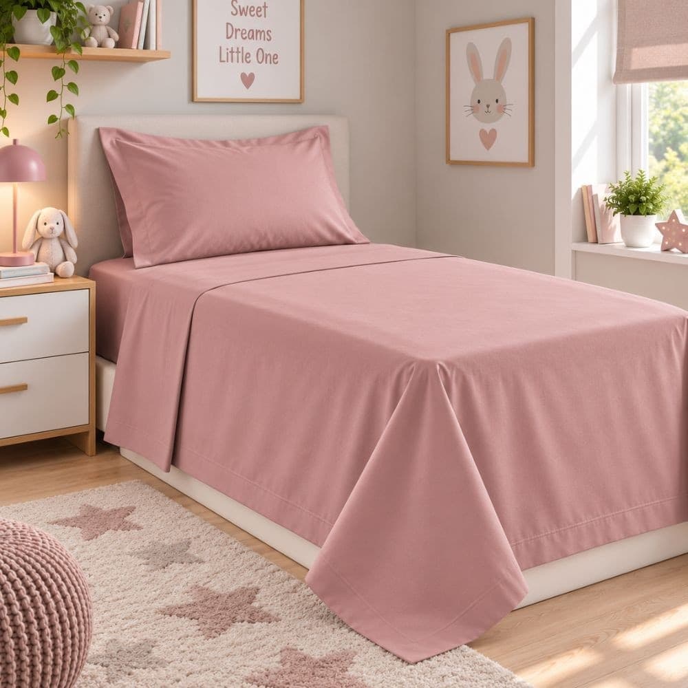 Lenzuola Letto Singolo Cotone Botticelli Home Solid Color - 22