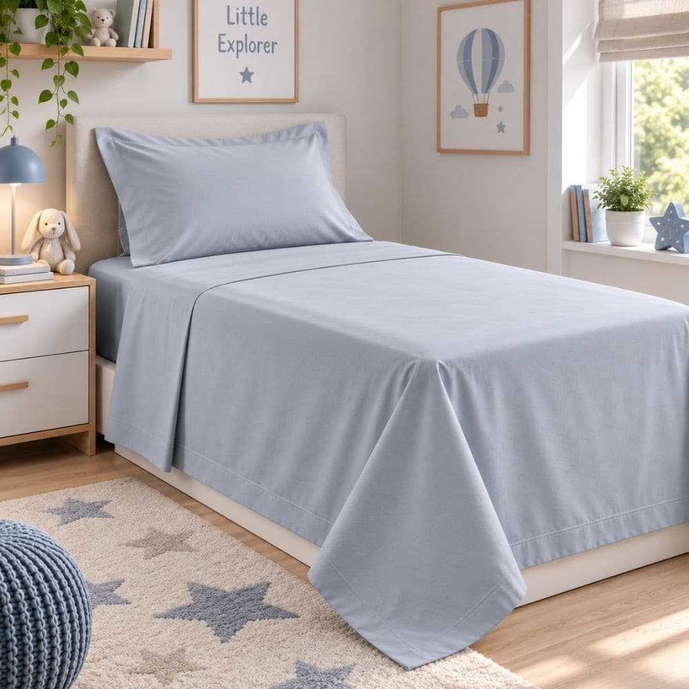 Lenzuola Letto Singolo Cotone Botticelli Home Solid Color - 31