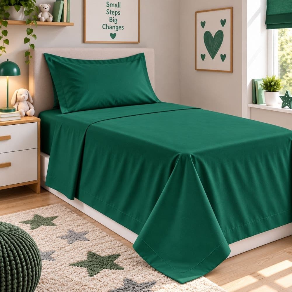 Lenzuola Letto Singolo Cotone Botticelli Home Solid Color - 40