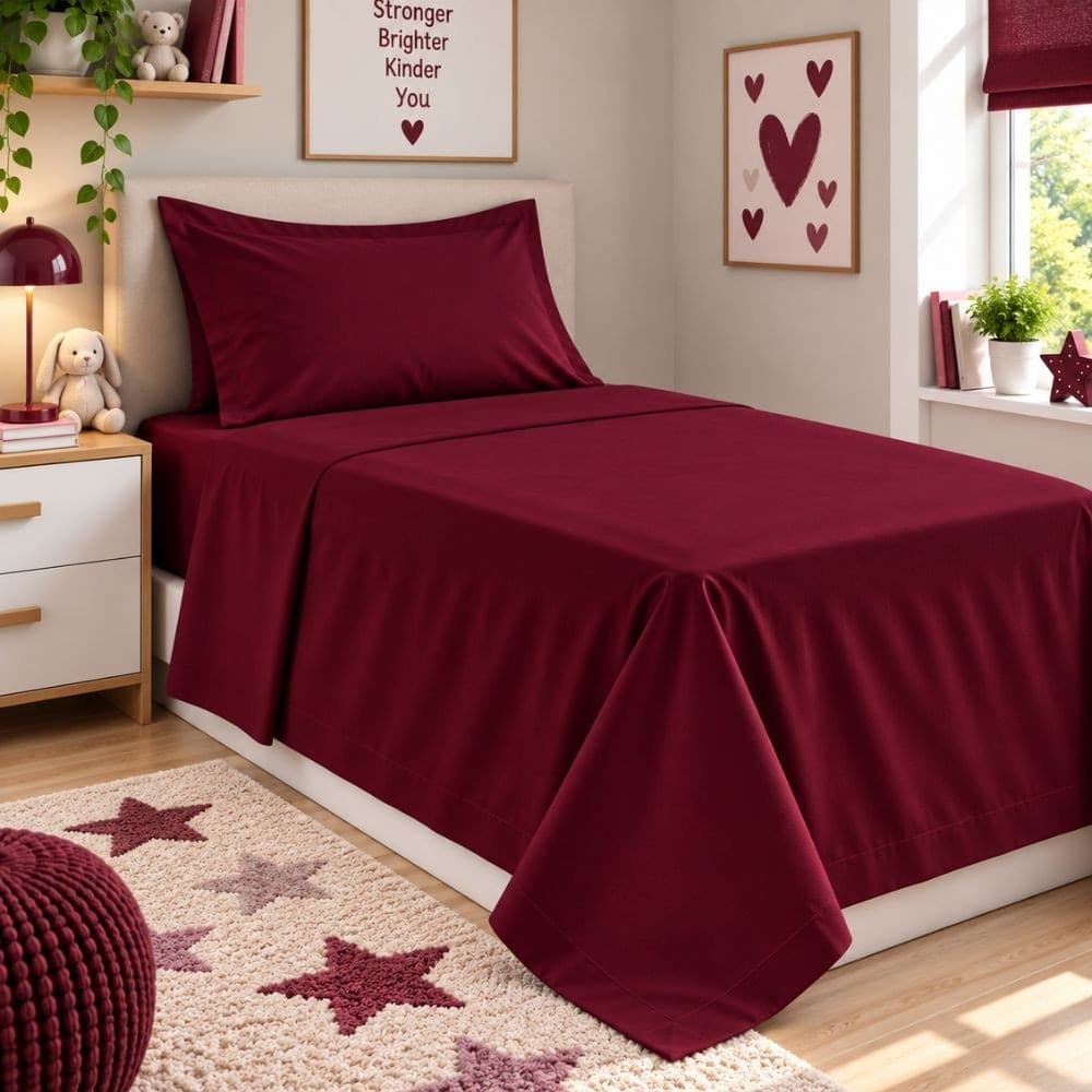 Lenzuola Letto Singolo Cotone Botticelli Home Solid Color - 49