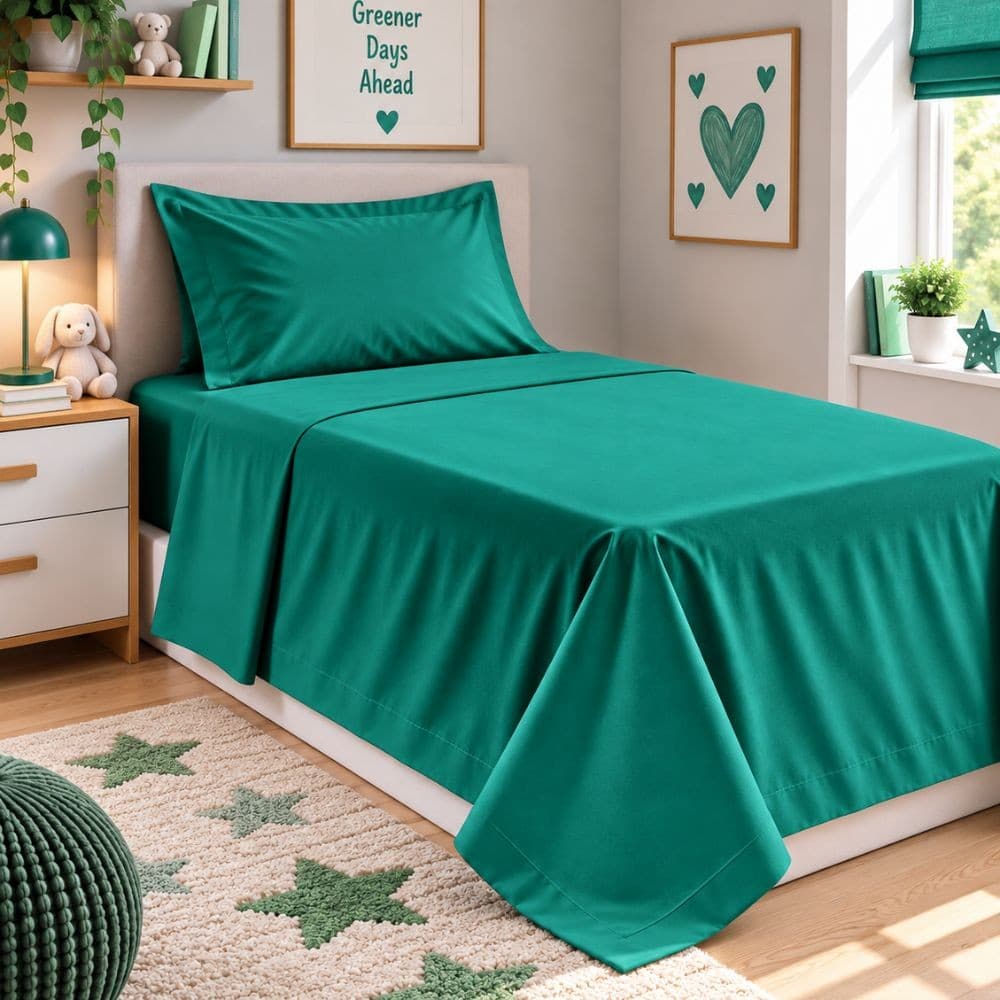Lenzuola Letto Singolo Cotone Botticelli Home Solid Color - 70