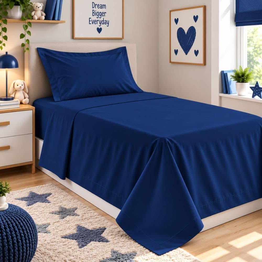 Lenzuola Letto Singolo Cotone Botticelli Home Solid Color - 76