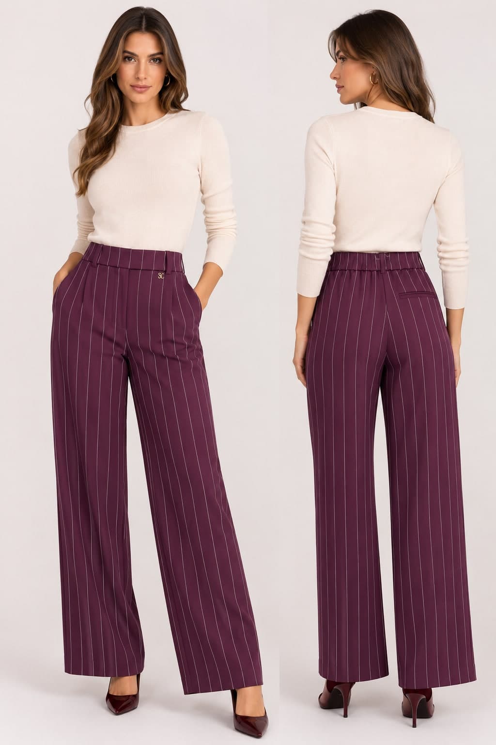 PANTALONE 27783 MANOLANA GESSATO - 2