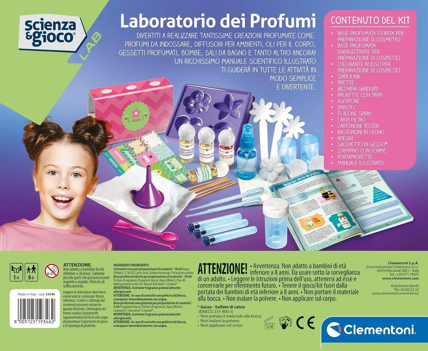Clementoni - Scienza e Gioco Laboratorio dei Profumi 19346 - 5