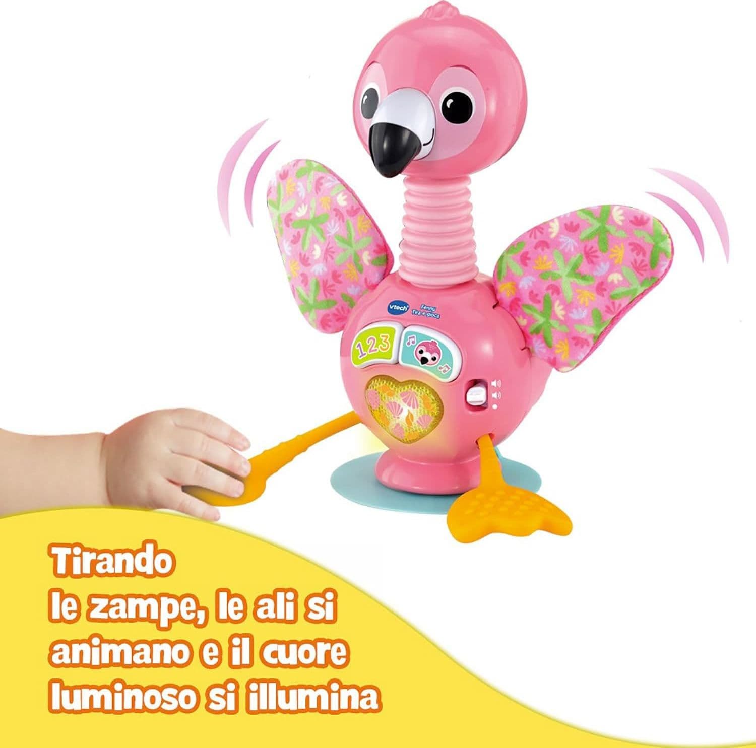 VTech - Fenny Tira e Gioca Fenicottero Sensoriale - 2