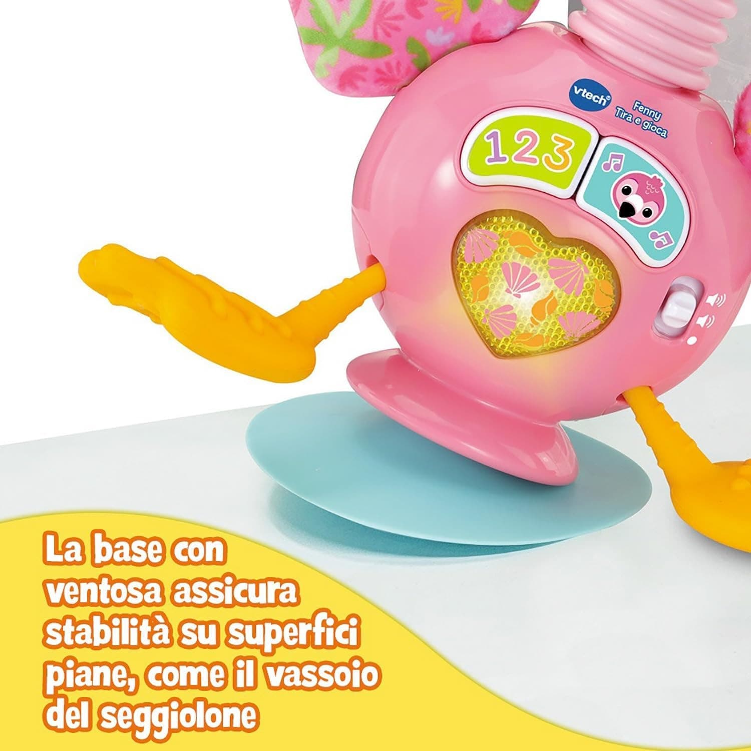 VTech - Fenny Tira e Gioca Fenicottero Sensoriale - 4