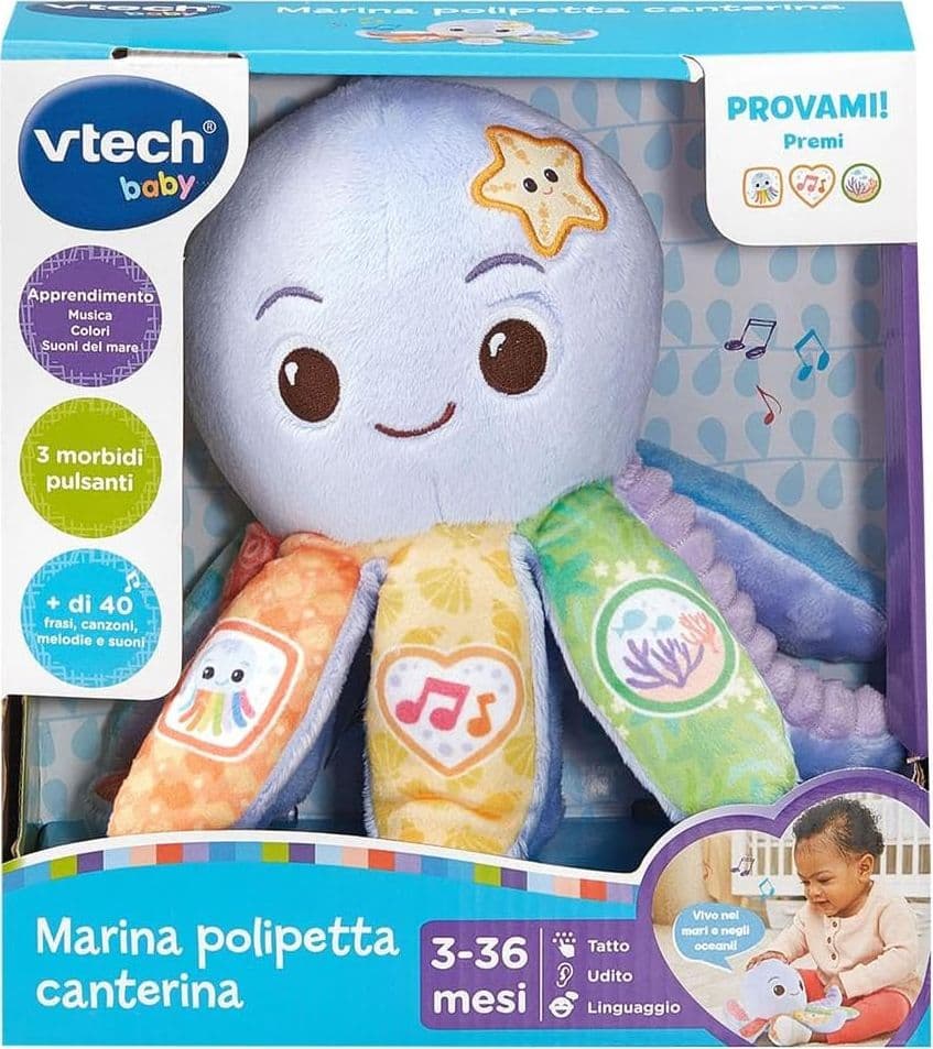 VTech - Marina Polipetta Canterina Peluche Interattivo - 4