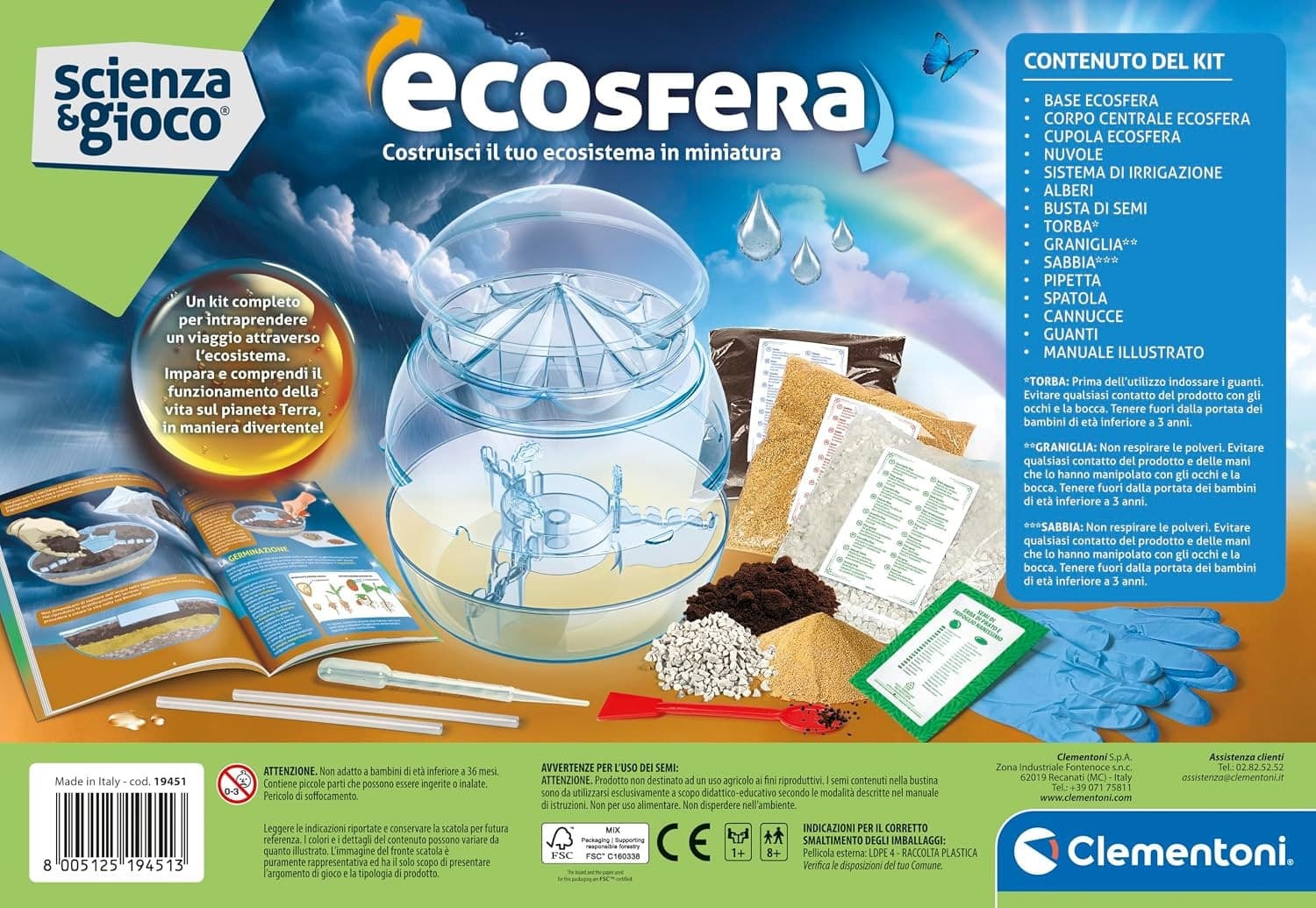 Clementoni - Scienza e Gioco Ecosfera 19451 - 7