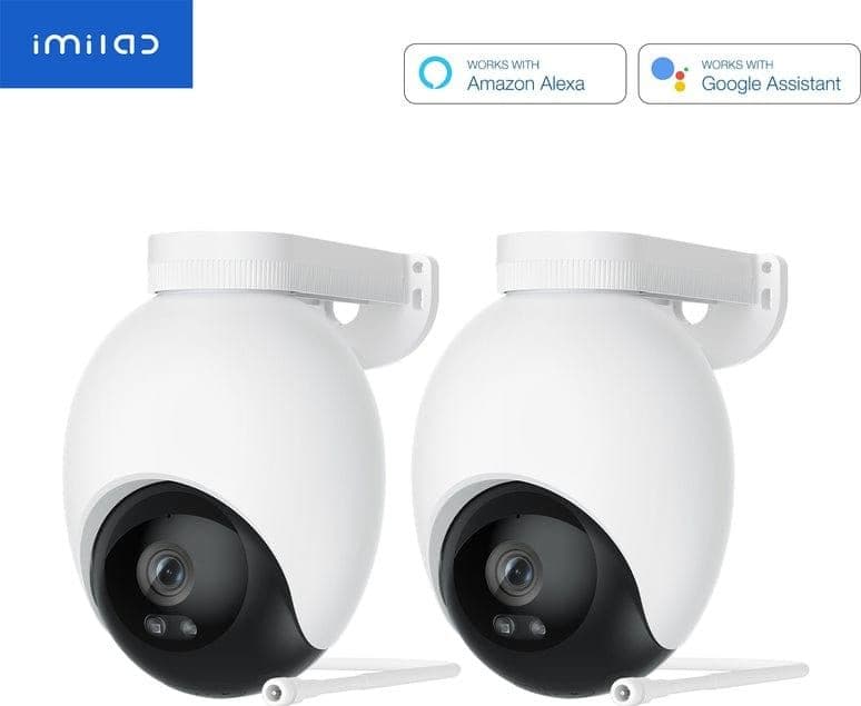 IMILAB EC6 FLOODLIGHT OUTDOOR SECURITY CAMERA 3K WHITE CMSXJ65A
