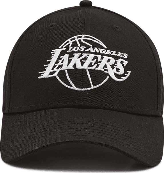 Cappello New Era 940 NBA ESS Outline LOSLAK Black - 4