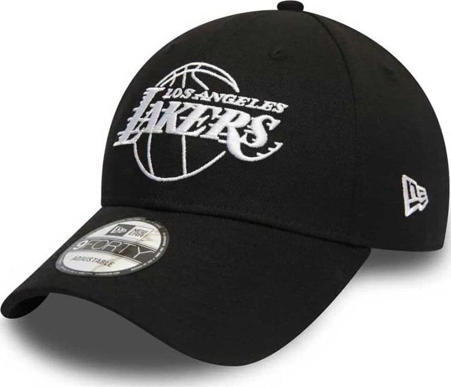 Cappello New Era 940 NBA ESS Outline LOSLAK Black - 2