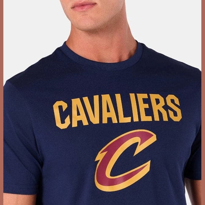 T shirt  New Era NBA CLECAV Navy - 2