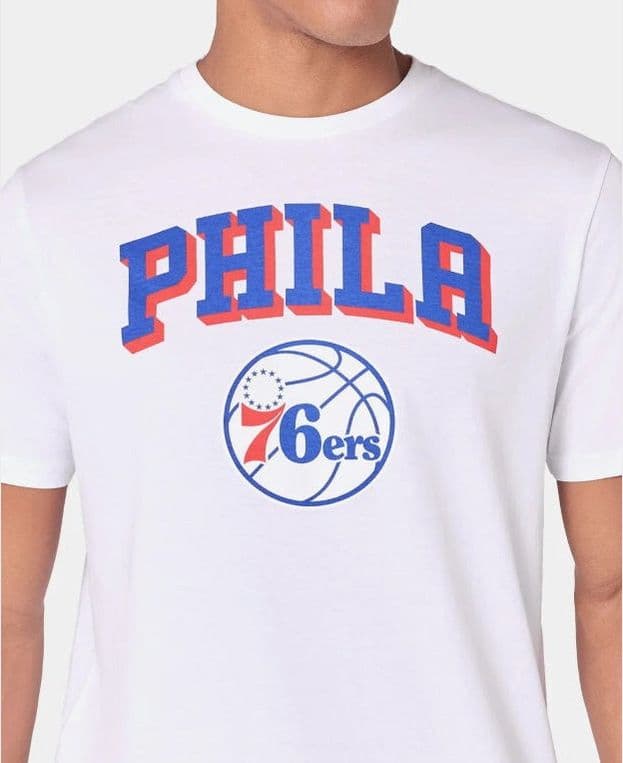 T shirt  New Era NBA PHI79E White - 4