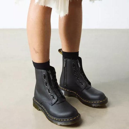 Stivali Dr Martens 1460 Pascal Frnt Zip Blk Nappa - 3
