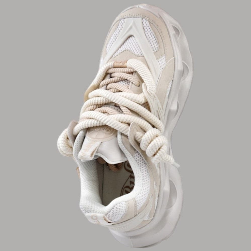 Sneakers Buffalo Malaga Lace Platform con lacci spessi e soletta memory foam - 4