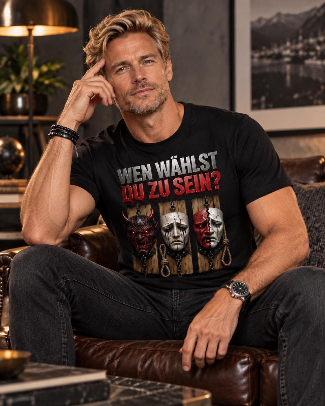 T-shirt Master Slave Switch BDSM unisex fetish bondage - 2