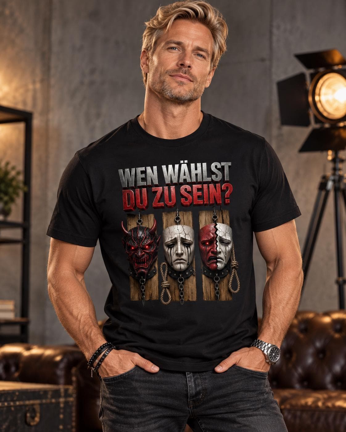 T-shirt Master Slave Switch BDSM unisex fetish bondage - 7