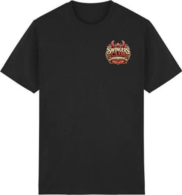 T-shirt Swingers Club unisex per coppie aperte e scambisti - 3
