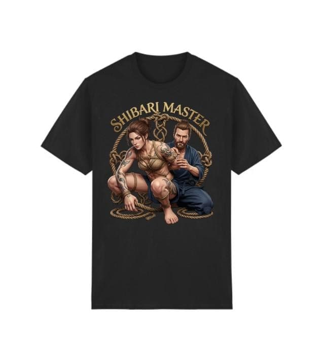 T-shirt Shibari Master BDSM Bondage unisex ispirata allo shibari giapponese - 4