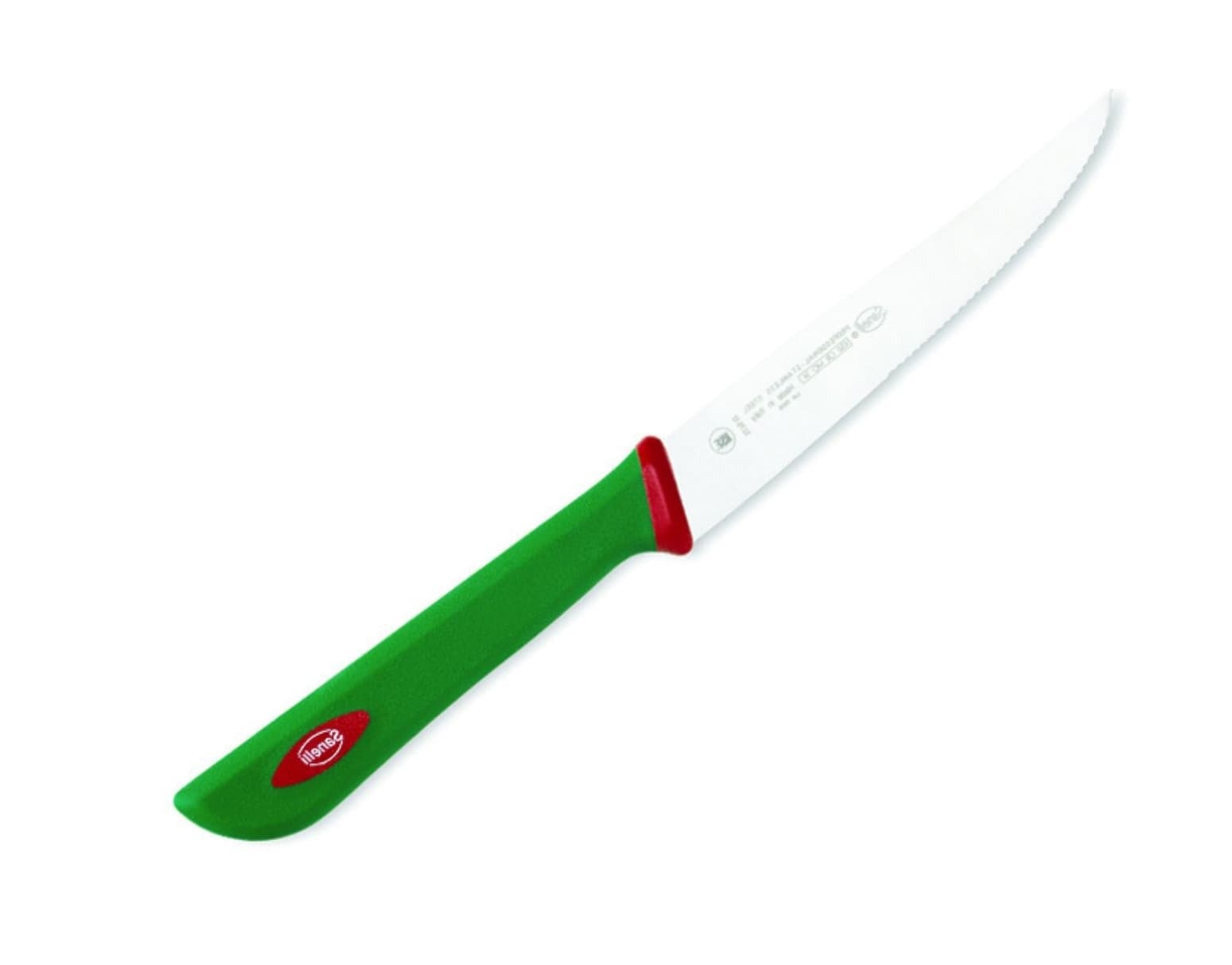 Coltello costata con lama semirigida e seghettata  ottimo per pomodoro e pane - - 3
